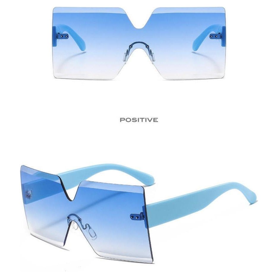 Light Blue Oversized Frames